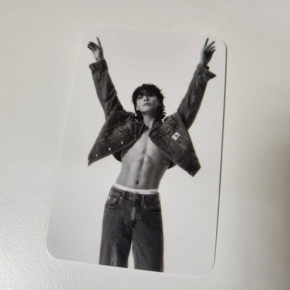 Jungkook of BTS photocards